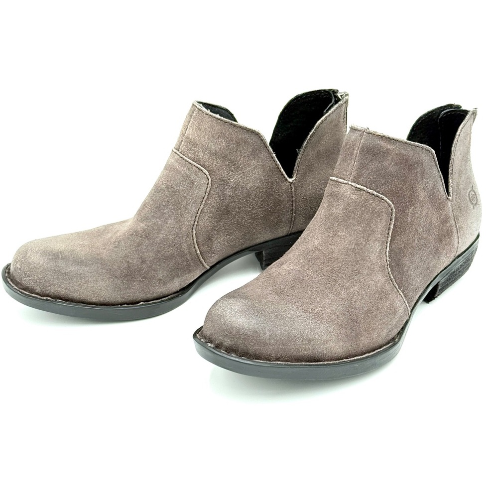 Born Kerri Bootie Taupe Suede